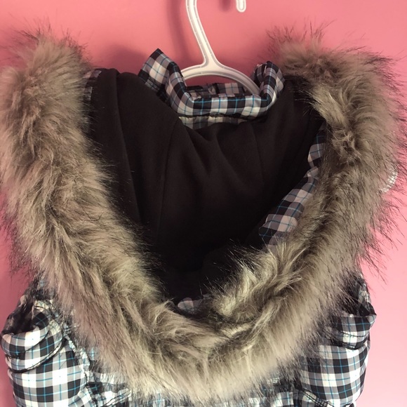 Aeropostale Plaid Puffer Vest - Picture 4 of 8